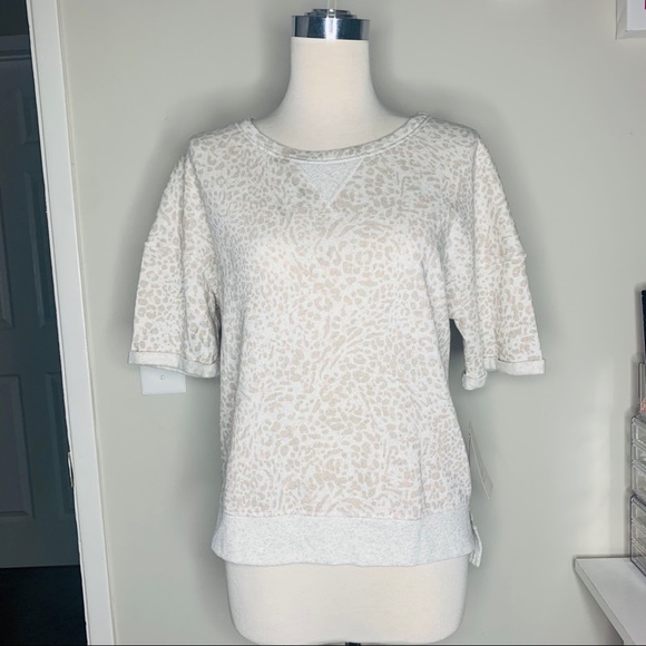 Leopard Print sleeve sleep shirt - Picture 2 of 5